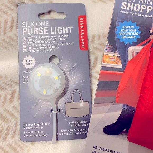 Kikkerland Shopping Bag and Purse Light - Picture 3 of 4